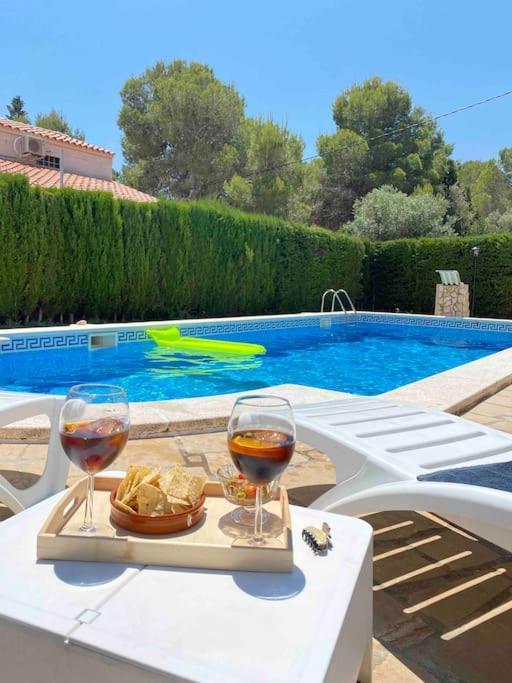 Villa Caramonte, En Costa Dorada Les Tres Cales ภายนอก รูปภาพ